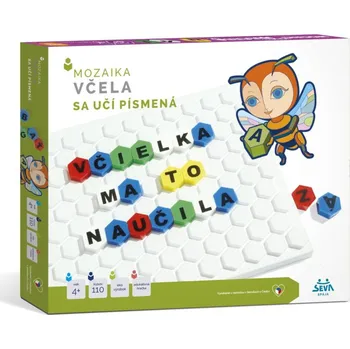 ostatní stavebnice Včela sa učí písmená verze SK mozaika 35x29x4cm