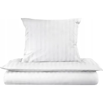 Povlečení Damašek hotelové povlečení 1 cm 140x200 + 1 povlak na polštář 50/50 bavlna