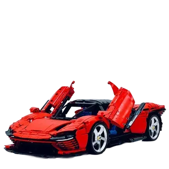 ostatní stavebnice OEM Stavebnice - Rudý supersport - 3778 Dílků