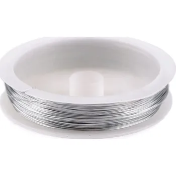 Věnec Dekorační drátek Ø0,5 mm Varianta: 1 stříbrná, Balení: 1 ks