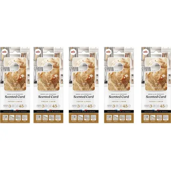 Osvěžovač vzduchu ELIX osvěžovač vzduchu vůně SVĚŽÍ POVLEČENÍ 5x3 ks závěska do skříně