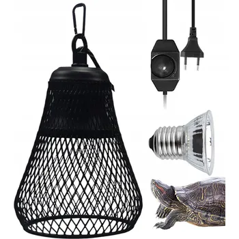 Teraristika VÝHŘEVNÁ LAMPA PRO ŽELVY DO TERÁRIA 50W UV UVA UVB REGULOVATELNÁ