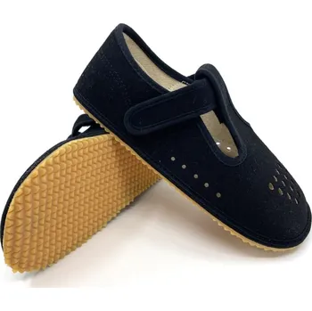 Chlapecké bačkory Beda barefoot bačkory Just Black perforované (BF 060010/W/PF/B) 37, Vnitřní délka boty: 24,1 cm, Vnitřní šířka boty: 8,9 cm