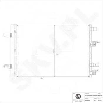 Chladič motoru Chladič klimatizace Toyota Auris 8845002510 ESEN SKV