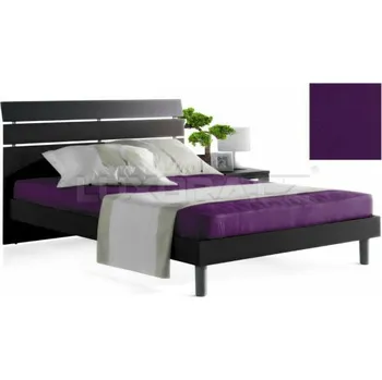 Prostěradlo Prostěradlo froté tm.fialová 43 - 180 x 200 cm dvoulůžko