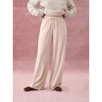 Dámské kalhoty Sinsay - Kalhoty wide leg - béžová - 750FJ-08M - 750FJ-08M-XS