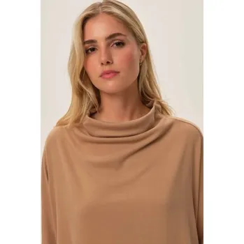 Dámská mikina Dámská mikina Esotiq Joyland - prodloužený střih Béžová S