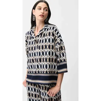 Dámská halenka JOSEPH RIBKOFF dámská tunika modrá vzorovaná
