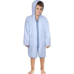 Froté župan na zip modrá vel. 5 - 8 let