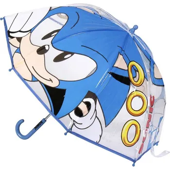 Deštník Dětský deštník Sonic The Hegehog|Ježek Sonic: Postava (průměr 71 cm)