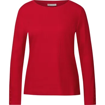 Pánské tričko 729366 - Žebrované tričko Street One - pro ženy - vel. 42 - barva: červená