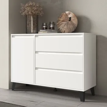 Komoda Max-i Zásuvková komoda BOGAN NEW 1D3S bílá