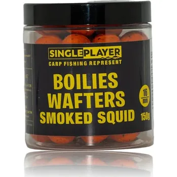 Boilies SINGLEPLAYER Boilies Wafters Smoked Squid 150g 16mm