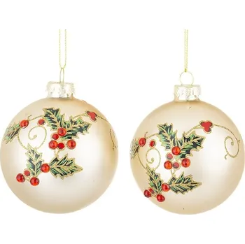 Vánoční dekorace Sada vánočních ozdob home & lifestyle 8 x 8 x 8 cm 2-pack 179892 vícebarevná MLC