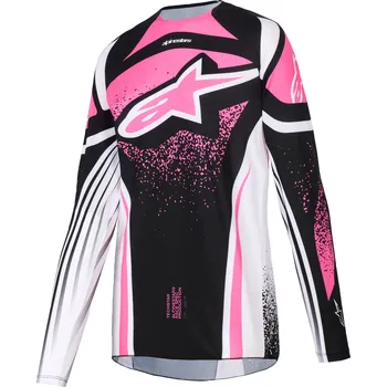 Moto bunda ALPINESTARS dres STELLA TECHSTAR NOMUR, ALPINESTARS, dámské (černá/bílá/růžová) 2026 Velikost/Provedení: S