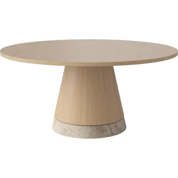 Konferenční stolek Bolia Konferenční stolek Piro Ø90 H42, white pigmented oiled oak