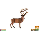Jelen evropský zooted plast 15cm