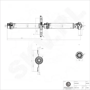 Poloosa kola Hnací hřídel Audi Q5 8R0521101D ESEN SKV
