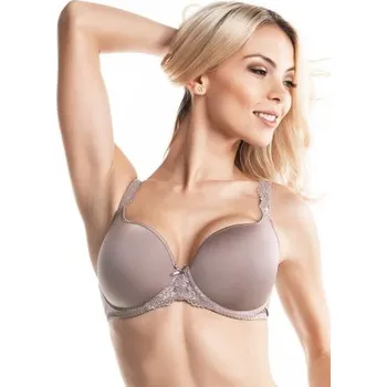 Podprsenka Dámská podprsenka LingaDore 1400-1 hnědá sv.hnědá 90B