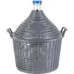 Demižon 15 l sklo v plastovém koši