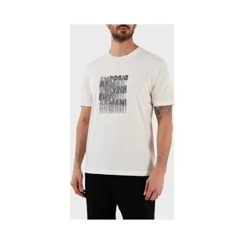 Pánské tričko Emporio Armani T-Shirt 3R1TDE 1JPZZ Bílá Regular Fit L