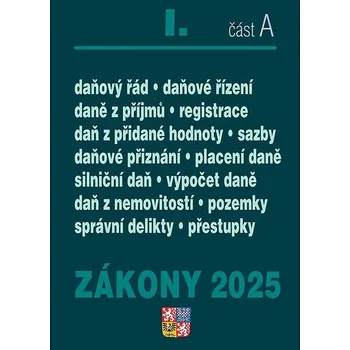 Zákony I A/2025 – Daňové zákony Kniha