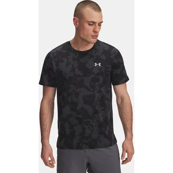 Pánská móda Pánské tričko Under Armour UA Launch Printed SS-GRY 6006110-016 Šedá SM