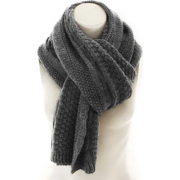 Šála Kandoo Tmavě šedá dámská pletená šála Thais