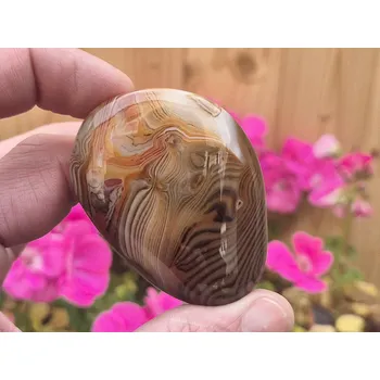 Přírodní kámen Achát sardonyx troml 83g