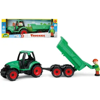 autíčko Auto Truckies traktor s vlečkou plast 32cm s figurkou v krabici 24m+
