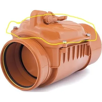 Kanalizační potrubí MIDAS Náhradní těsnění vrchní pod uzávěr ke klapce premium DN 110