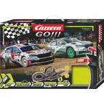 Autodráha Carrera GO!!! 62584 Škoda Rally 4,9m + 2 auta v krabici 58x40x10cm