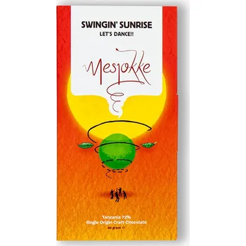 Čokoláda Mesjokke Swinging Sunrise - 72% tmavá čokoláda