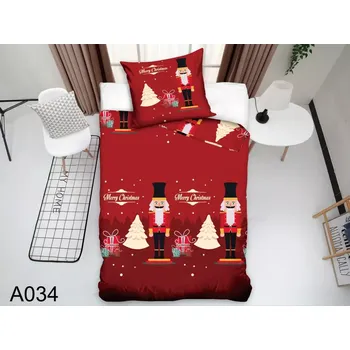 Povlečení POVÁNOČNÍ VÝPRODEJ ! VÁNOČNÍ POVLEČENÍ S 3D EFEKTEM 140x200/70x80cm - CHRISTMAS VOJÁČCI I.