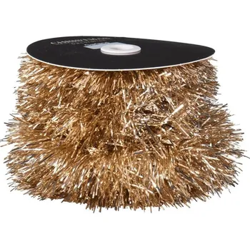 Vánoční dekorace Girlanda, 9cm x 10m, šampaňské