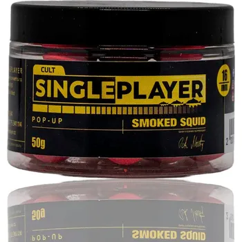 Boilies SINGLEPLAYER Pop-up boilie Smoked Squid 50g 16mm
