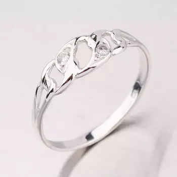 Prsten Dámský prsten žluté zlato 585 zirkon GZ1242B velikost 51