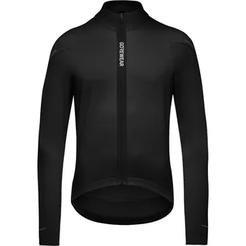 cyklistický dres Pánský cyklistický dres GORE SPINSHIFT Thermo Long Sleeve Jersey Mens Black Velikost: L