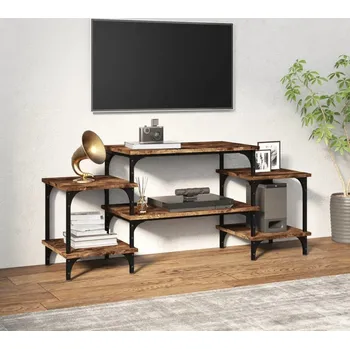 Obývací pokoj vidaXL TV skříňka 117 x 35 x 52 cm kompozitní dřevo [826319] Barva: kouřový dub