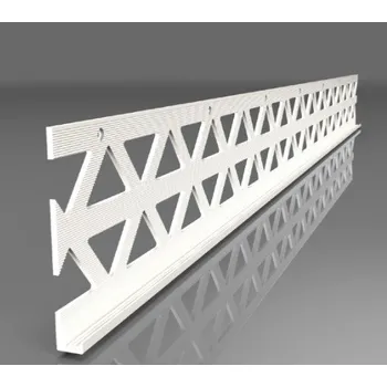 Stavební profil Ukončovací PVC profil k omítkám 14mm 2,5m