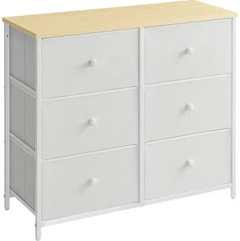 Komoda Komoda se zásuvkovými boxy HESTO 80x71 cm, bílá