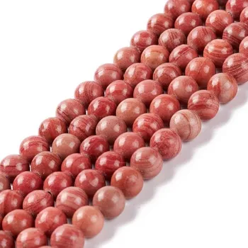 Dětské navlékací korálky Jaspis 6 mm (návlek 58 - 60 korálků)