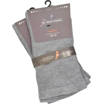 Dámské ponožky Olet Zdravotní ponožky rozšířené bambusové jednobarevné ponožky bez gumiček 91228 Ponožky: 39 - 42