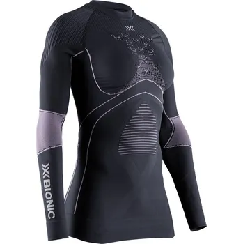 Dámské funkční triko X-Bionic Energy Accumulator 4.0 Shirt Lg Sl Velikost: L / Barva: černá/růžová