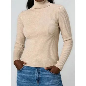 Dámské oblečení Sinsay - Žebrovaný pletený svetr - zlatá - 351FJ-GLD - 351FJ-GLD-M