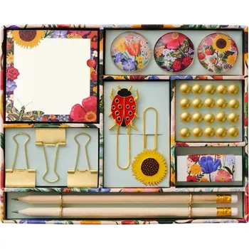 Úložný box Rifle Paper Co. Sada kancelářských potřeb Blossom