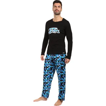 Pánské pyžamo Styx Pánské pyžamo Styx maskáč hranatý (PDP1858) vícebarevná XL