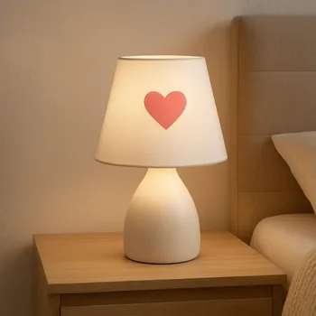 Dětské svítidlo ONLI - Děstká lampička TITTA 1xE14/6W/230V 20 cm bílá