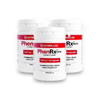 Spalovač tuku Spalovač tuku PhenRx forte 500mg 150 kaps.