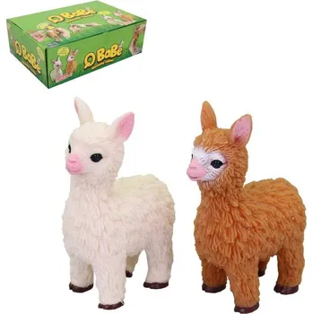 Figurka Zvířátko lama, 24 ks v display boxu, 9 cm